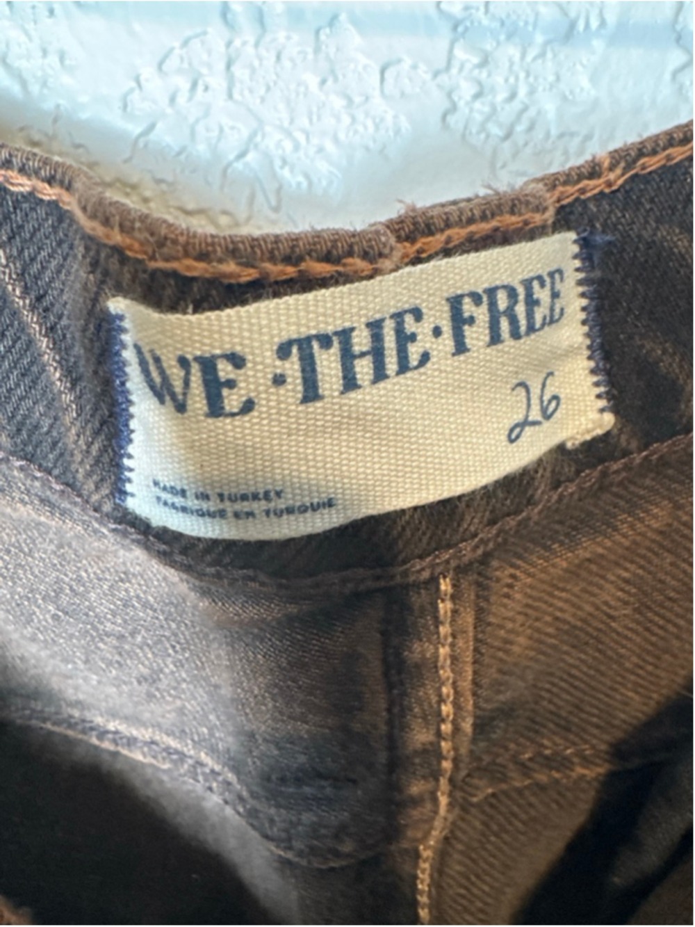 NWOT Free People We The Free Lucky You Mid Rise Barrel Jeans 26 - Picture 6 of 6